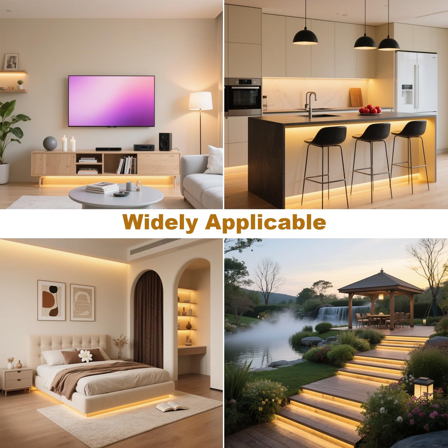 LangPlus+ LED Neon Strip Lights 10M Dimmable 1200 LEDs Warm White 2700K 24V LED Neon Rope Light IP65 Waterproof Silicone Flexible Neon Light Strips for Bedroom Kitchen Bar Outdoor Indoor Decor